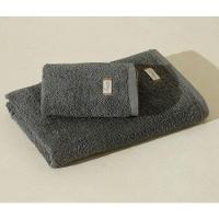 Jogo De Toalha Banhão Quefren 100% Algodão Egípcio 2 Peças Gramatura 470 Grafite - 1