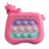 Pop It Mini Game Interativo Unicornio 4 Modos Luz Som Jogo Anti Estresse Relaxante Portatil - 1