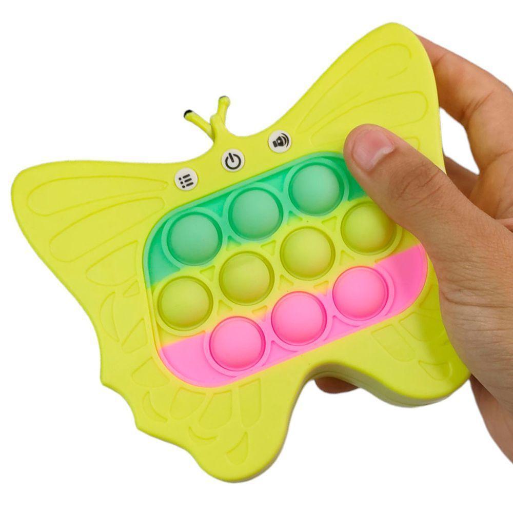 Pop It Mini Game Borboleta Interativo 4 Modos Som Luz Jogo Ansiedade Anti Estresse Relaxante Fidget - 2