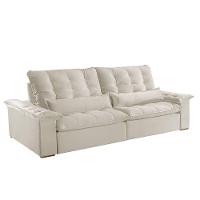 Sofá Victory Linho 02 Módulos De 120cm B25cm Meu Sofá Online A302 Linho Branco