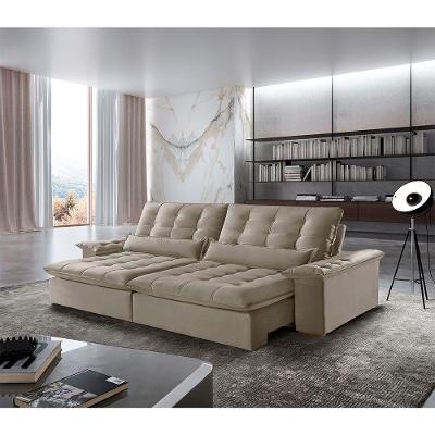 Sofá Victory Veludo 2 Módulos De 110cm B25cm Meu Sofá Online B002 Veludo Capuccino