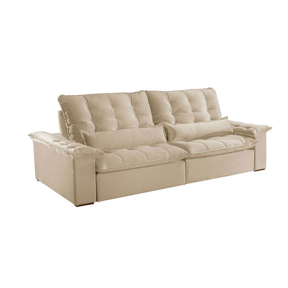 Sofá Victory Linho 02 Módulos De 120cm B25cm Meu Sofá Online A294 Linho Creme - 5