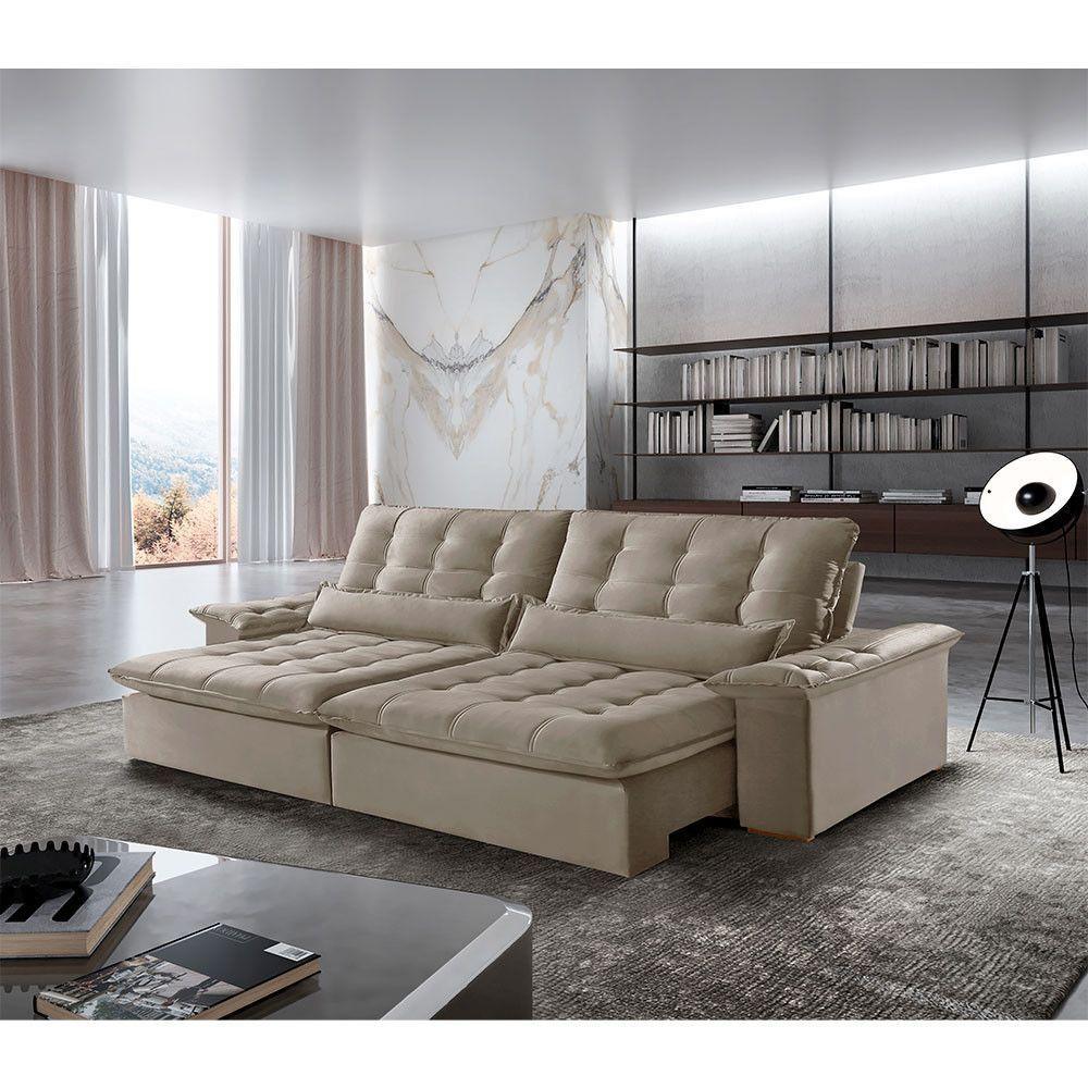 Sofá Victory Veludo 2 Módulos De 100cm B25cm Meu Sofá Online B002 Veludo Capuccino - 1