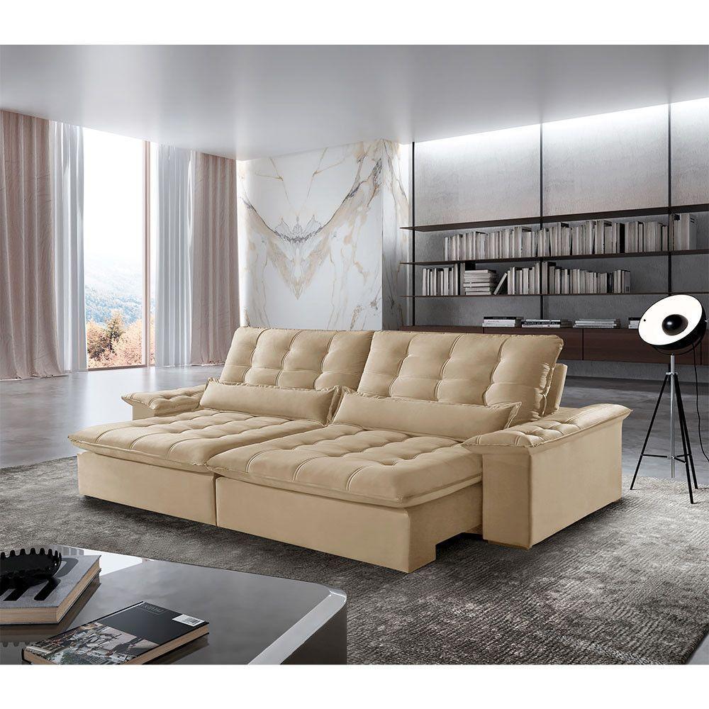 Sofá Victory Linho 02 Módulos De 90cm B25cm Meu Sofá Online A226 Linho Bege - 1