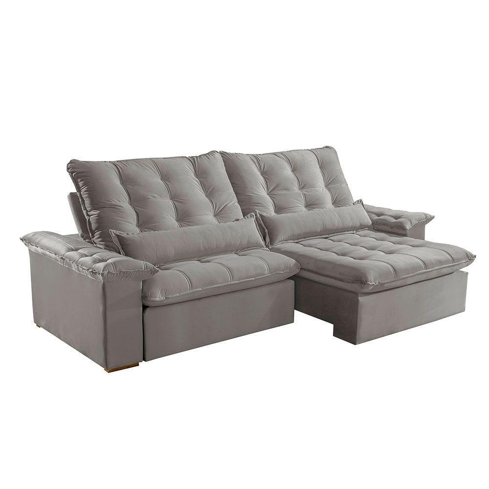 Sofá Victory Veludo 2 Módulos De 100cm B25cm Meu Sofá Online B026 Veludo Prata - 3