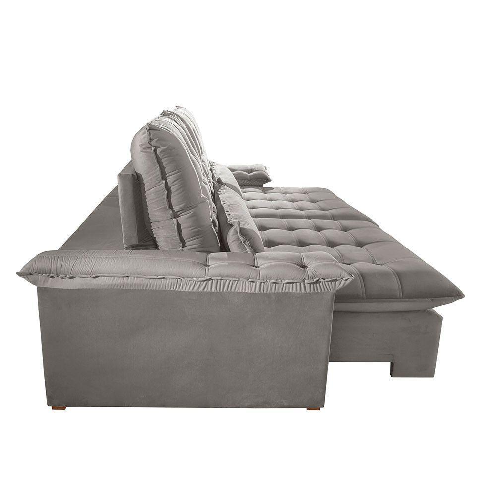 Sofá Victory Veludo 2 Módulos De 100cm B25cm Meu Sofá Online B026 Veludo Prata - 4