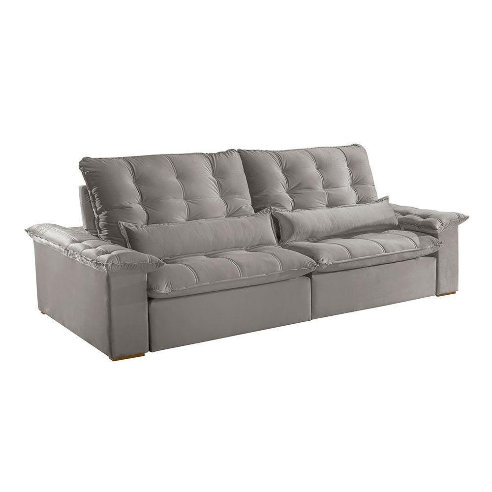 Sofá Victory Veludo 2 Módulos De 100cm B25cm Meu Sofá Online B026 Veludo Prata - 10