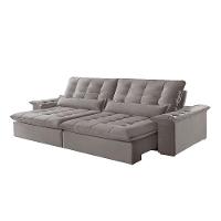 Sofá Victory Veludo 2 Módulos De 100cm B25cm Meu Sofá Online B026 Veludo Prata - 2