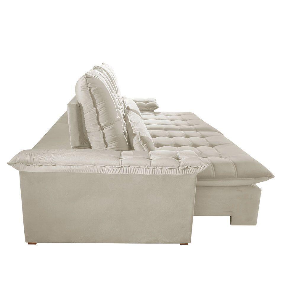 Sofá Victory Linho 02 Módulos De 80cm B25cm Meu Sofá Online A302 Linho Branco - 5