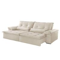 Sofá Parma Linho 02 Módulos De 90cm B25cm Meu Sofá Online A302 Linho Branco - 5