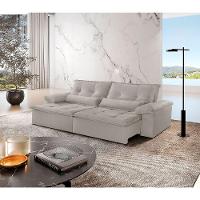 Sofá Parma Veludo 02 Módulos De 80cm B25cm Meu Sofá Online B026 Veludo Prata - 1