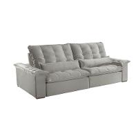 Sofá Victory Linho 02 Módulos De 100cm B25cm Meu Sofá Online A230 Linho Cinza