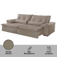Sofá Parma Veludo 02 Módulos De 90cm B25cm Meu Sofá Online B002 Veludo Capuccino - 7