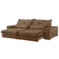 Sofá Turim Veludo 02 Módulos De 120cm B25cm Meu Sofá Online B016 Veludo Marrom - 6