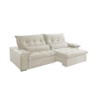 Sofá Nivus Linho 2 Módulos De 90cm B25cm Meu Sofá Online A302 Linho Branco