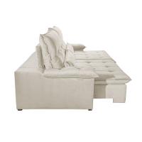 Sofá Nivus Linho 2 Módulos De 90cm B25cm Meu Sofá Online A302 Linho Branco - 6