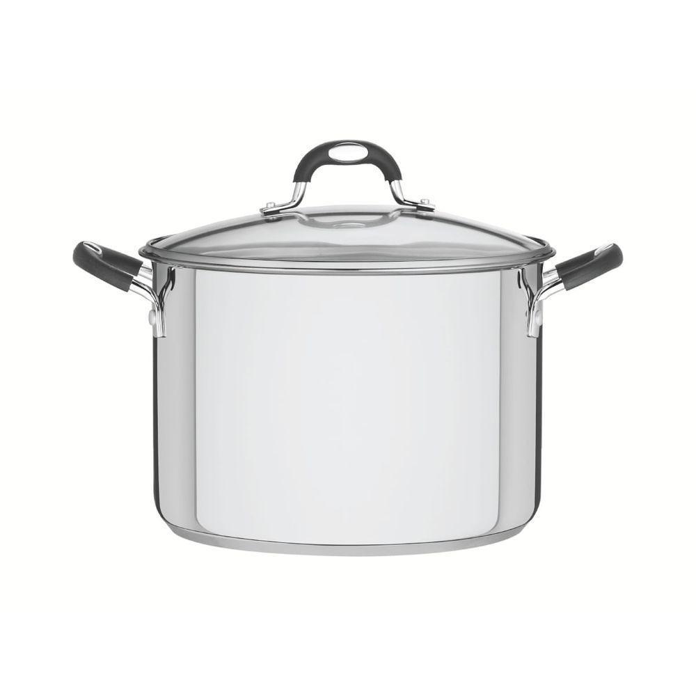 Caldeirão Tramontina Astro Aço Inox Tampa De Vidro 28 Cm 11,4 Litros - 1