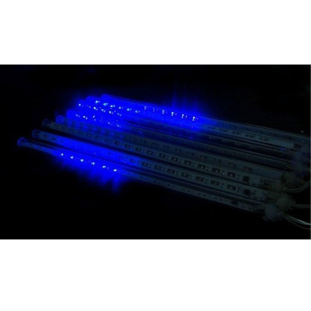 Cascata Chuva De Neve Natal 108 Leds 8 Tubos Enfeite Natalino Pisca Pisca Queda Gelo Iluminaçao - 6