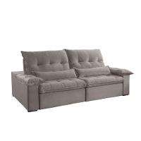 Sofá Nivus Veludo 02 Módulos 100m B25cm Meu Sofá Online B026 Veludo Prata - 7