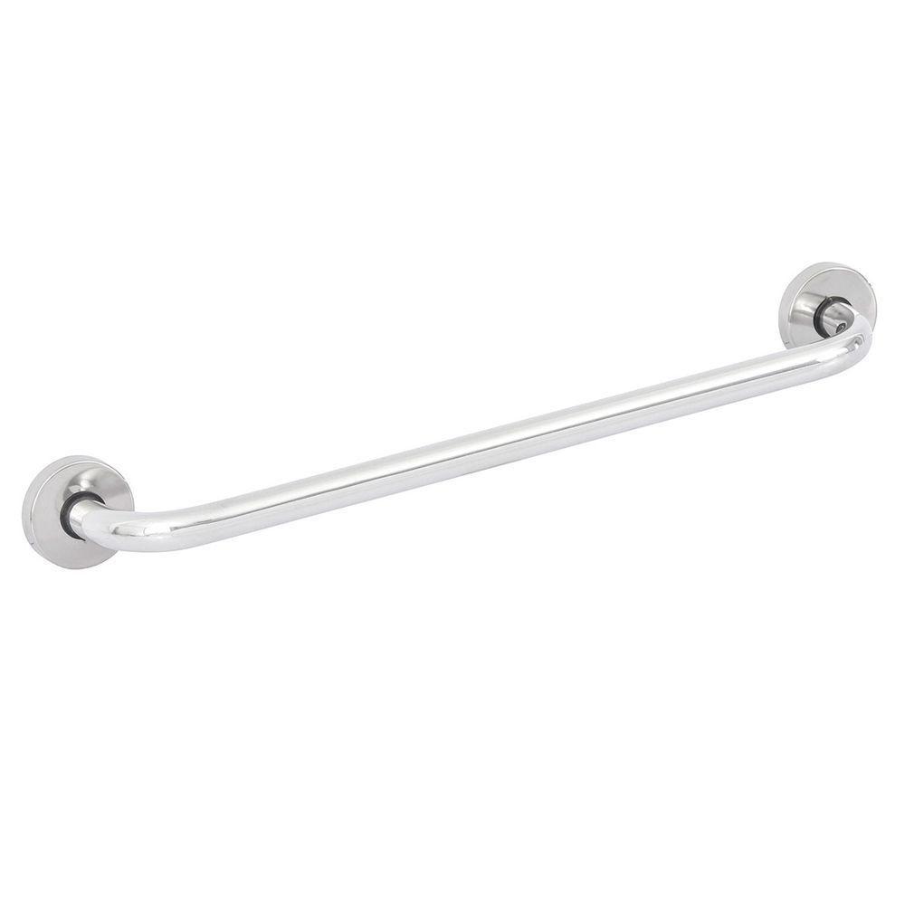 Alça De Apoio Banheiro Inox Barra 50cm Idoso Deficiente Cadeirante Acessibilidade Resistente - 3