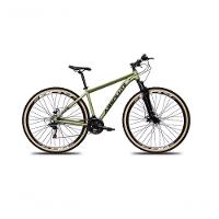 Bicicleta Aro 29 Absolute Nero 5 Alumínio 27v K7 Freio Disco Mecânico Garfo Suspensão Pneu Com Faixa - Oliva Tam.15 - 1