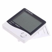 Termometro Digital Relogio Medidor Temperatura Umidade Termo Higrometro Despertador
