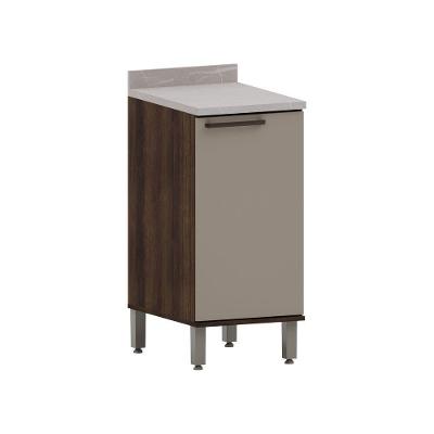 Balcão De Cozinha Com Tampo 40cm 1 Porta Luna Luciane Móveis