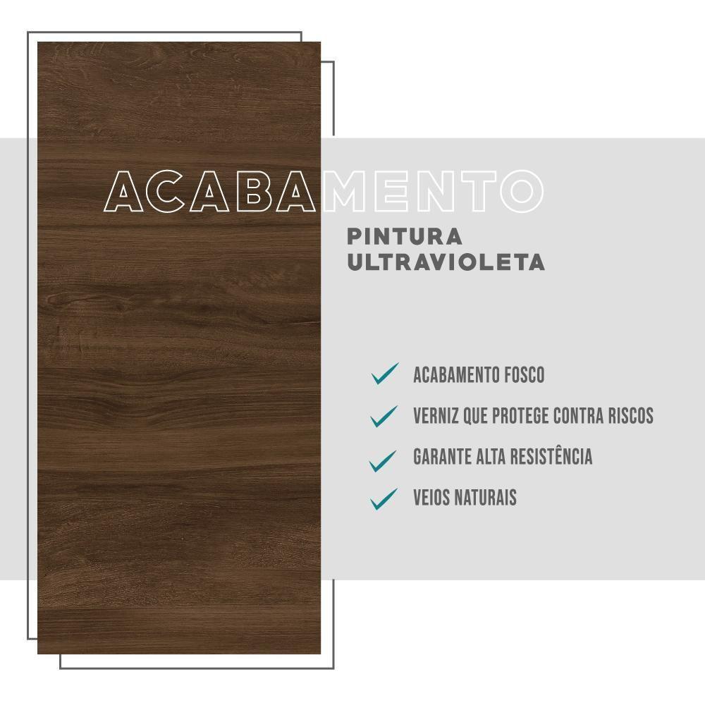 Prateleira de Nicho Madeirada e Tubos Preto Fosco Carraro - 4