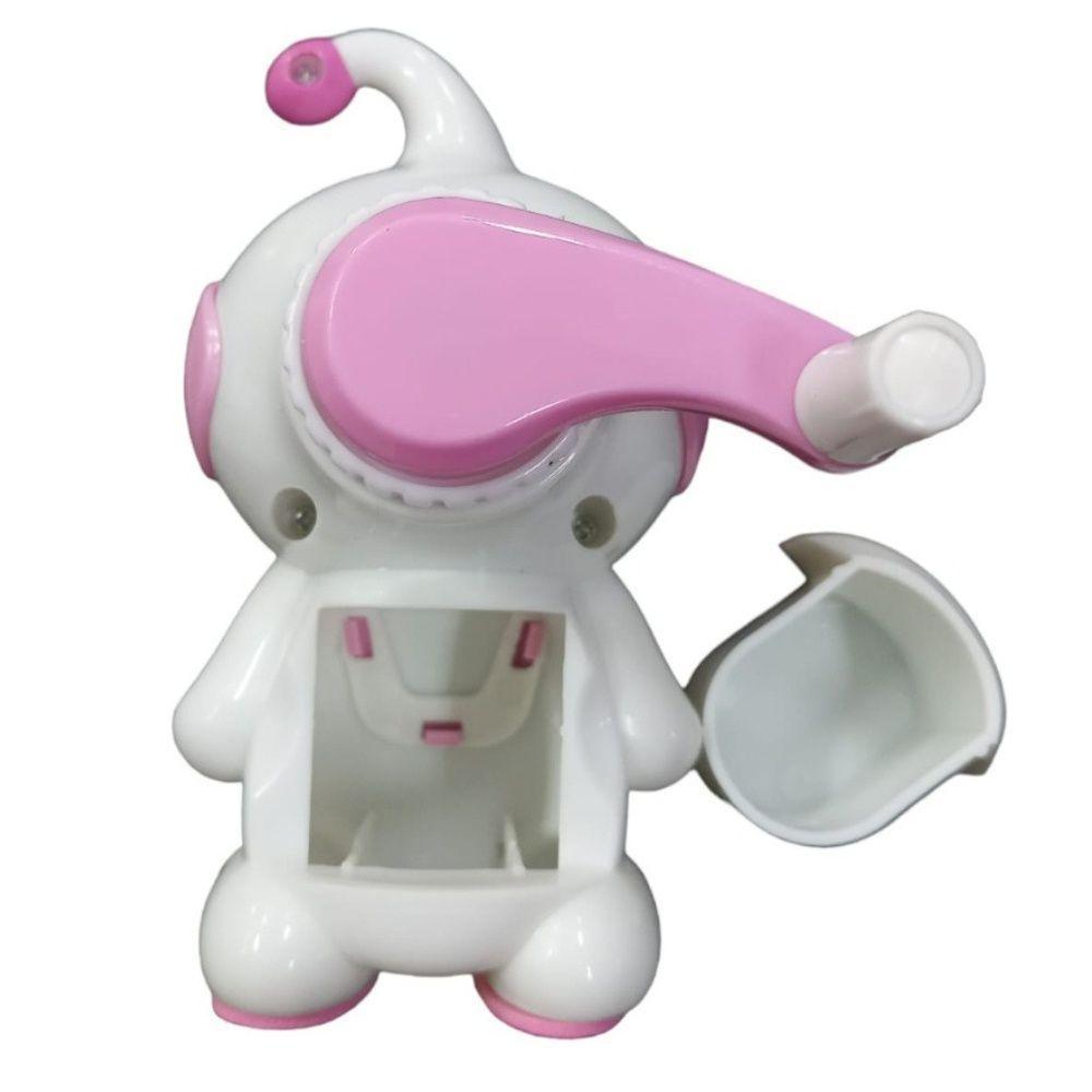 Apontador Manual De Mesa Cyber Robozinho Rosa - Kz248 - Kaz - 2