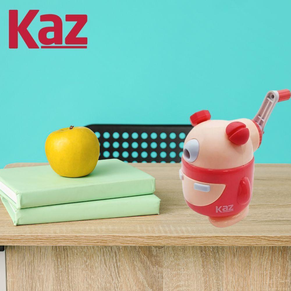 Apontador De Mesa Manual Depósito Botmonster Vermelho - Kaz - 4