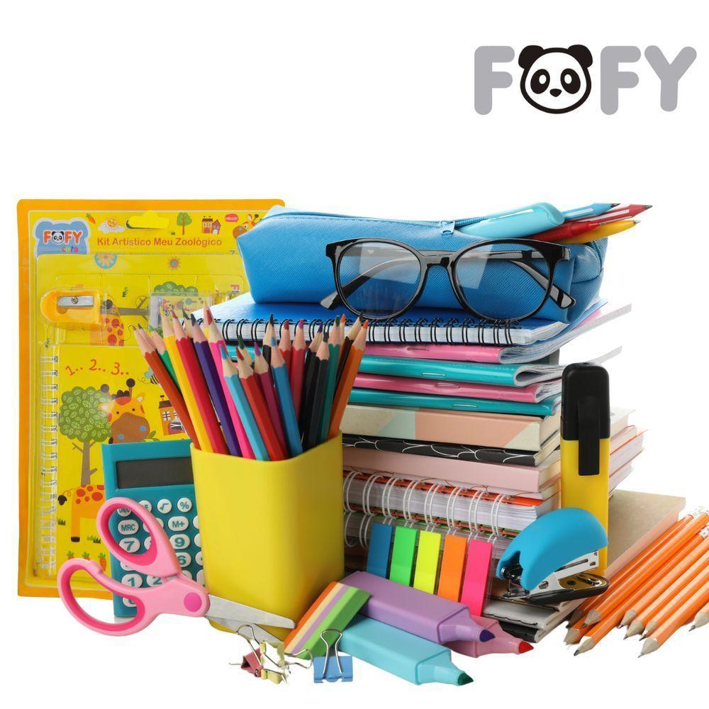 Kit Desenho Artístico Infantil Meu Zoologico 7 Peças Fofy - 2