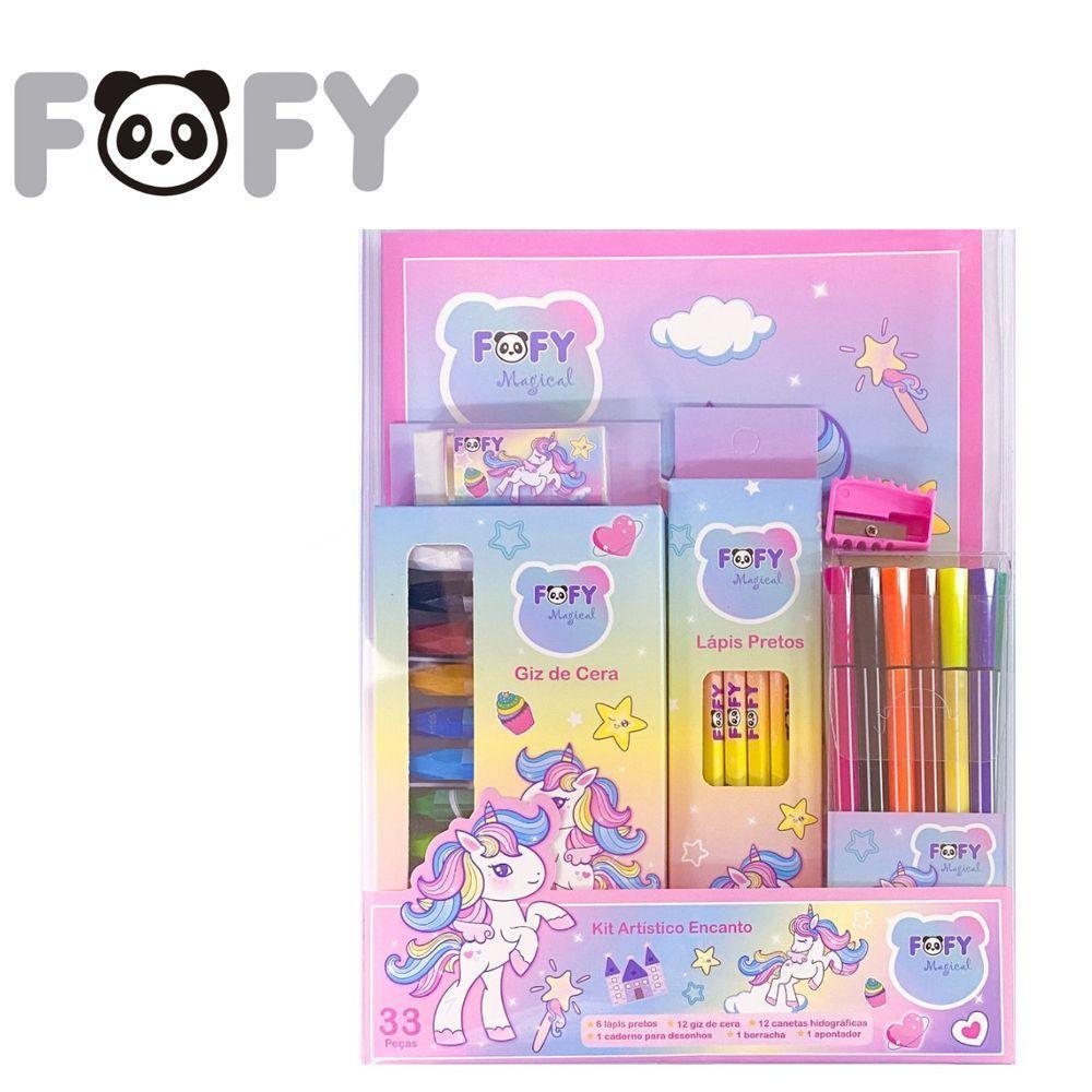 Kit Desenho Artístico Infantil Encanto Com 33 Peças Fofy - 2