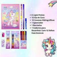 Kit Desenho Artístico Infantil Encanto Com 33 Peças Fofy - 5