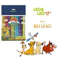Caneta Hidrocor Escolar Rei Leão Pack Com 12 Cores - Leo&leo - 2