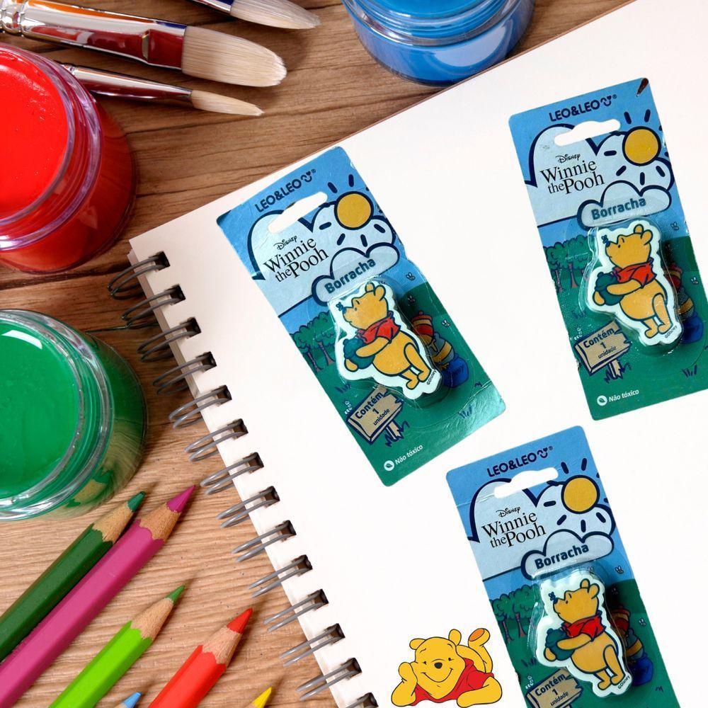 Borracha Infantil Decorada Ursinho Pooh 1 Unidade - Leo&leo - 3