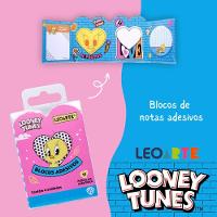 Bloco Adesivo Looney Tunes 4 Blocos Com 15 Folhas - Leoarte - 3