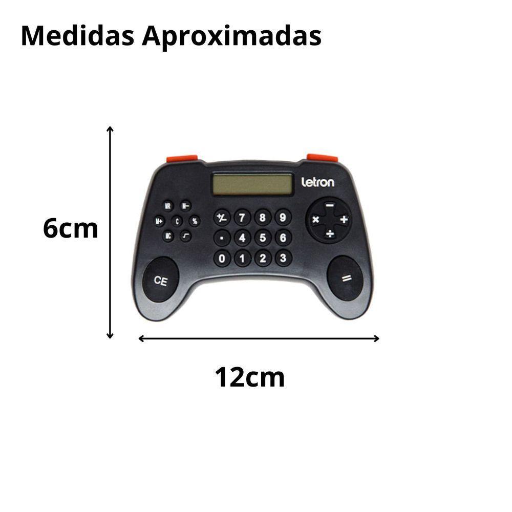 Calculadora De Bolso 8 Digitos Geek Controle Joystick Letron - 3