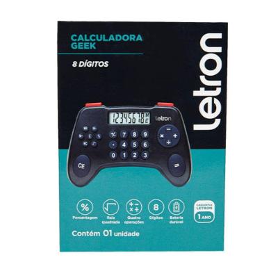 Calculadora De Bolso 8 Digitos Geek Controle Joystick Letron