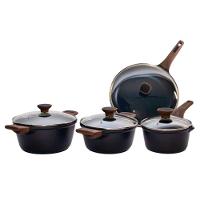 Kit 4pç Caçarolas Frigideiras Antiaderente Temperatti Nigro - 1