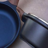 Kit 4pç Caçarolas Frigideiras Antiaderente Temperatti Nigro