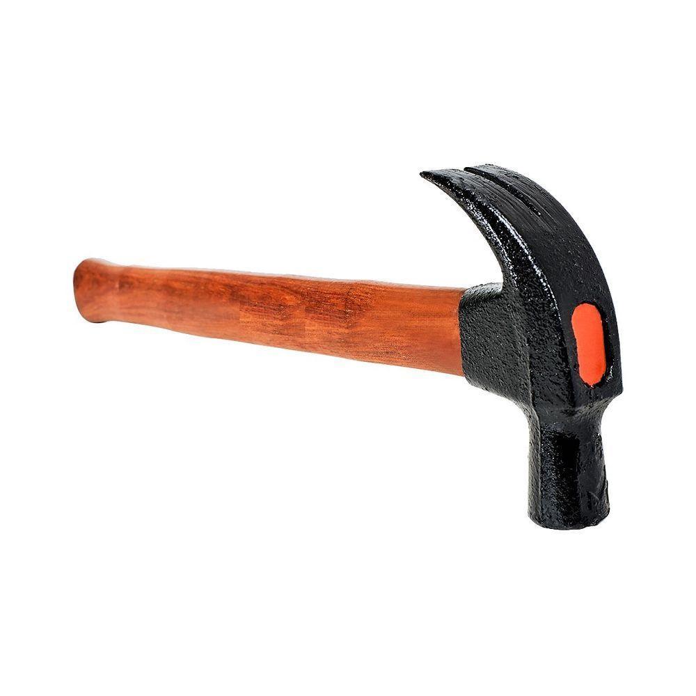 Martelo Unha Cabo De Madeira Envernizado Cunha Pressão 29mm - 1