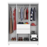 Guarda Roupa Casal Ecom Ii 6 Portas E 2 Gavetas Branco - Demóbile Branco - 3