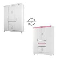 Guarda Roupa Casal Ecom Ii 6 Portas E 2 Gavetas Branco - Demóbile Branco