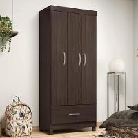 Guarda Roupa Solteiro Prince 3 Portas E 1 Gaveta Café Touch - Demóbile Café Touch - 4