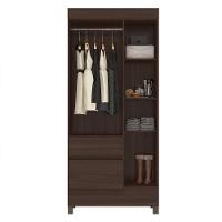Guarda Roupa Solteiro Wind 3 Portas E 2 Gavetas Café Touch - Demóbile Café Touch - 3
