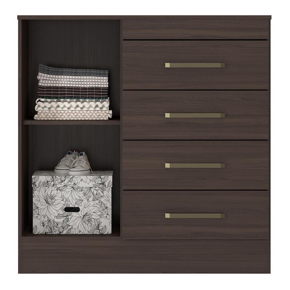 Cômoda Montevidéu 1 Porta E 4 Gavetas Café Touch - Demóbile Café Touch - 3