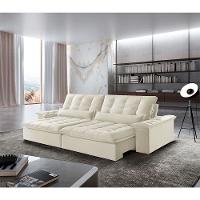 Sofá Victory Linho 02 Módulos De 90cm B25cm Meu Sofá Online A302 Linho Branco - 8