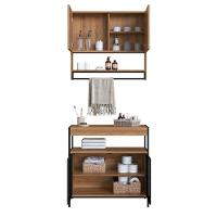 Conjunto De Banheiro Gabinete E Espelheira P103841 Mell Pp Milani Store Mell