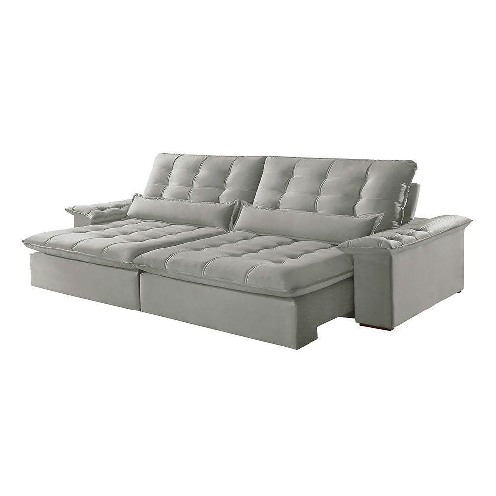 Sofá Victory Linho 02 Módulos De 90cm B25cm Meu Sofá Online A230 Linho Cinza - 2