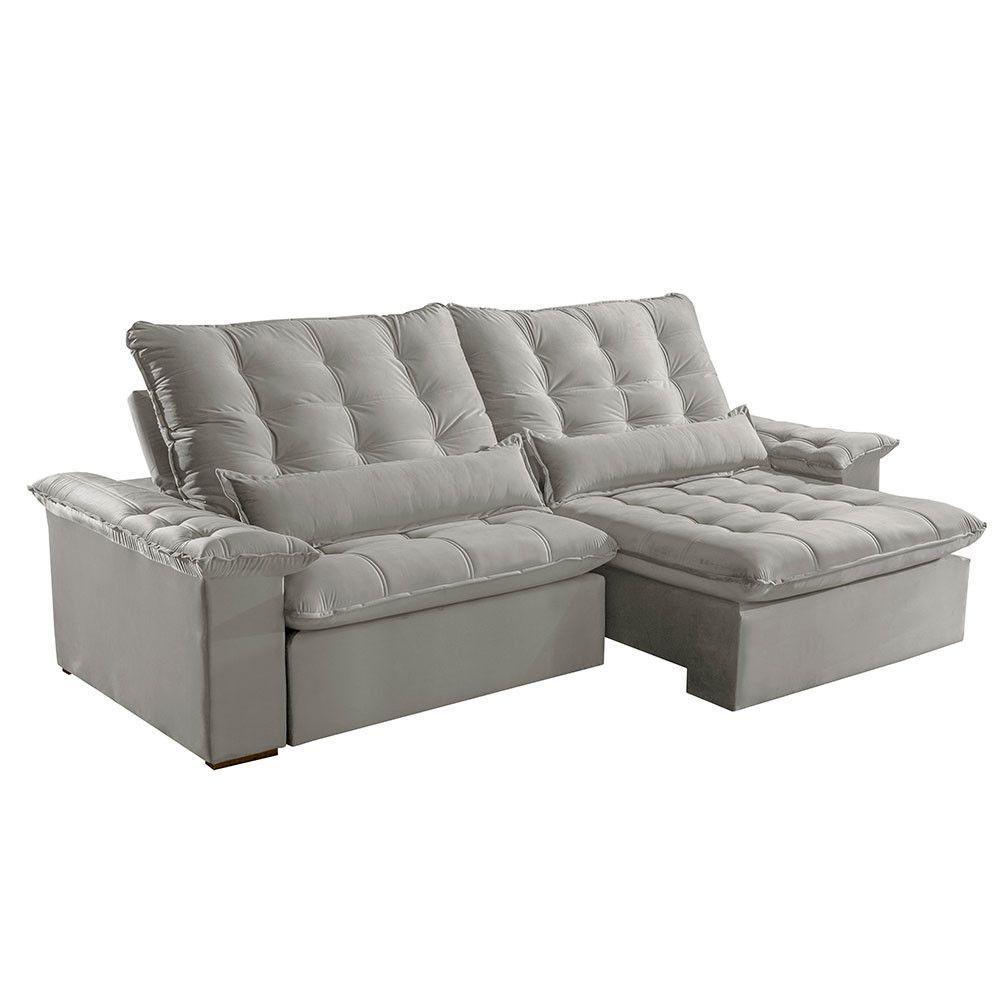 Sofá Victory Linho 02 Módulos De 90cm B25cm Meu Sofá Online A230 Linho Cinza - 3